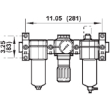 Wilkerson Series 1 Combination Unit Drawing