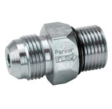 PARKER DT Series - Male Flare 37° JIC Inlet x Male O-Ring Boss Outlet