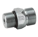 PARKER DT Series - Male O-Ring Boss Inlet x Male Seal-Lok Outlet