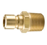 PARKER Moldmate Series Nipple - Brass Body, Silicone Seal, Male Pipe Thread