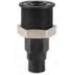 PARKER Panel Mount Coupler - Valved, Female Pipe