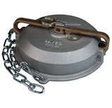 DIXON 5000-24L - 4 Aluminum API Dust, O-Ring Baylast™ Seal, Brass Locking Cam Arms