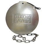DIXON 5205 - 4 Aluminum API Dust, Flat Buna Gasket, Nylon Quick Release Lever