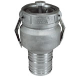 DIXON Vapor Recovery Coupler w/ Poppet & Probe x Hose Shank