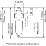 Wilkerson Miniature Lubricator Drawing