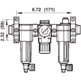 Wilkerson Series 1 Combination Unit Drawing