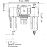 Wilkerson Standard Combination Unit Drawing